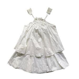 Caroline Constas NY Layered Mini Peasant Dress - M